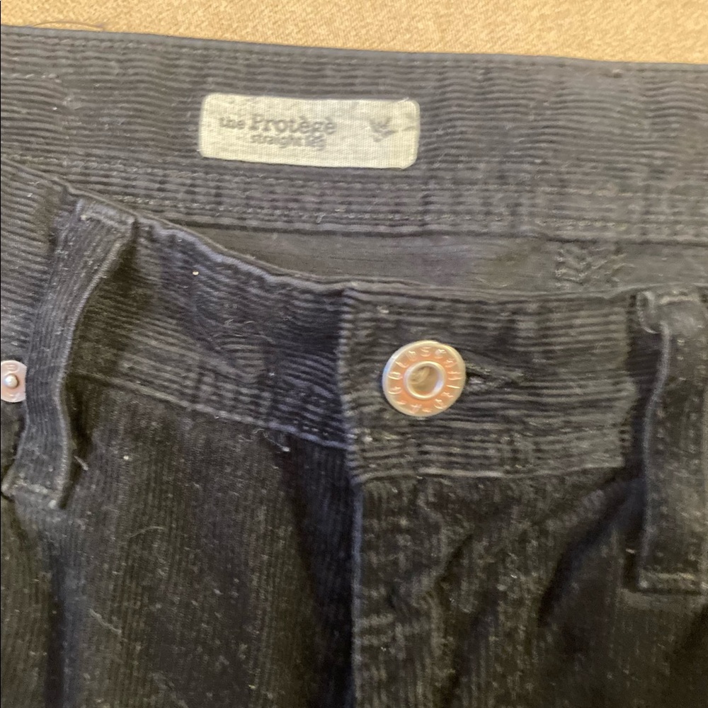Adriano Goldschmied mens cotton small wale cord jean cut with rivets - Picture 3 of 10
